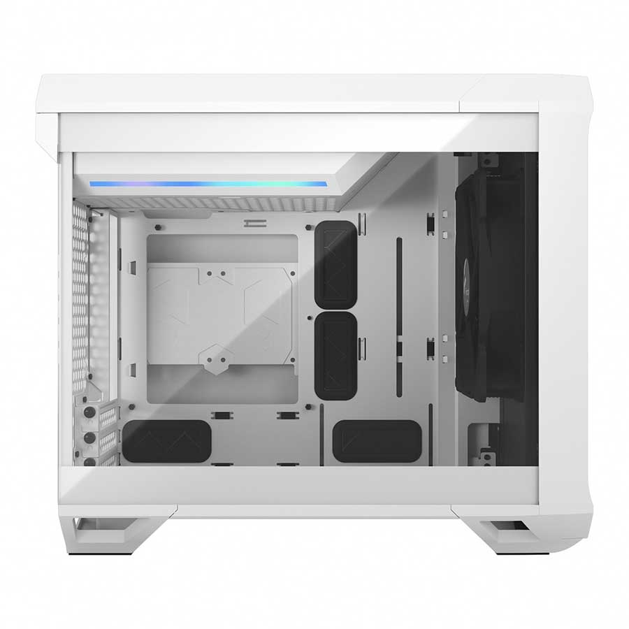 کیس کامپیوتر فرکتال دیزاین مدل Torrent Nano White TG Clear Tint