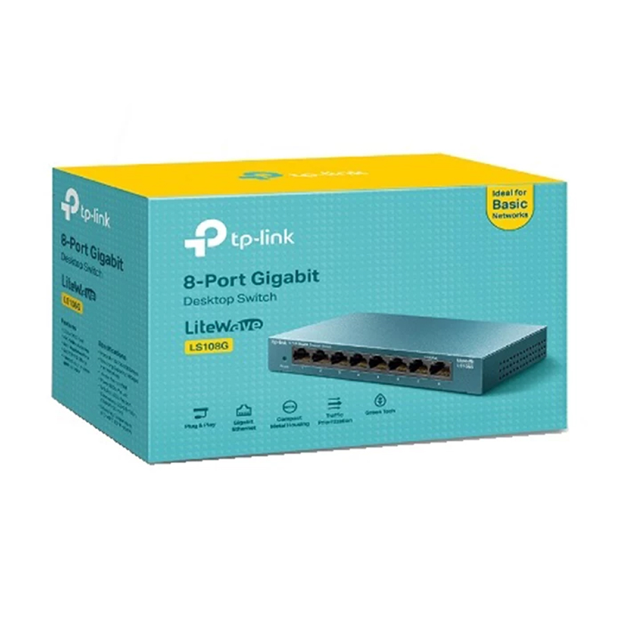 سوئیچ 8 پورت گیگابیت تی پی لینک