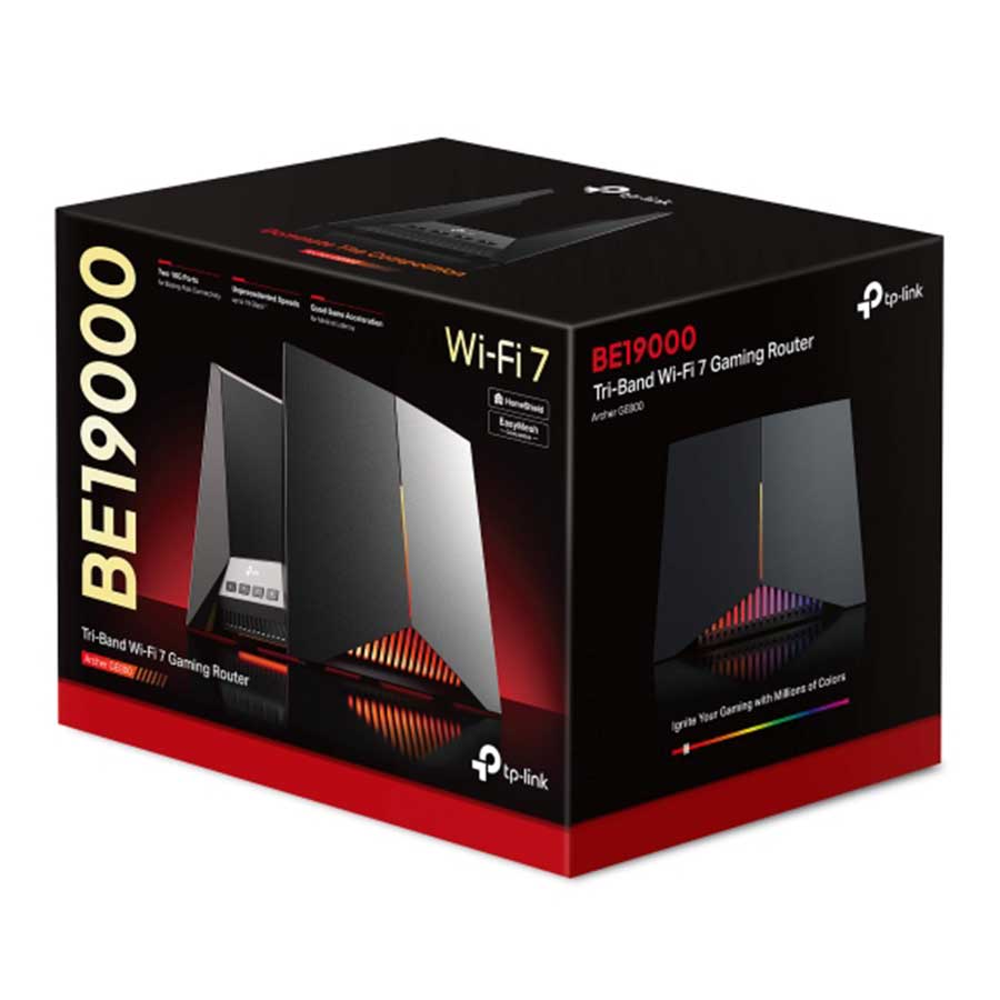 روتر بی‌سیم گیگابیت و سه باند BE19000 تی پی لینک مدل Archer GE800