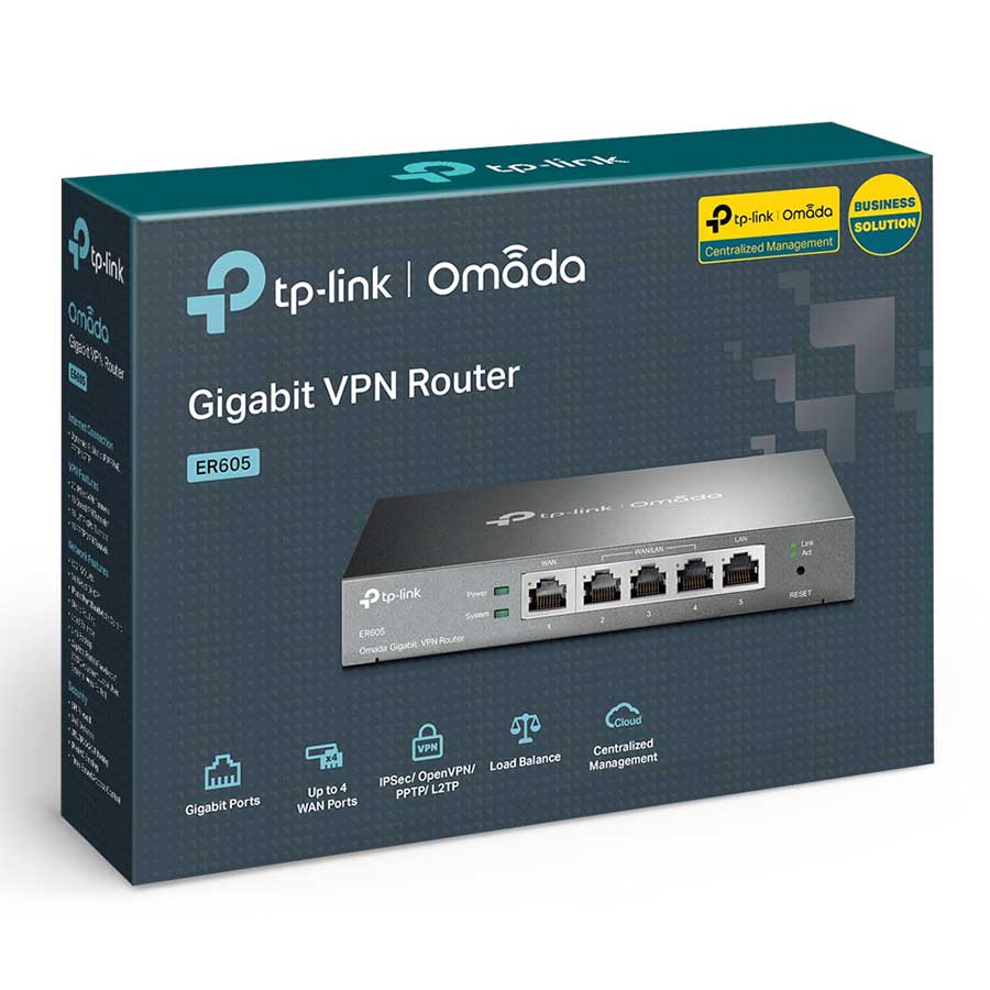 روتر گیگابیت VPN تی پی لینک مدل Omada ER605
