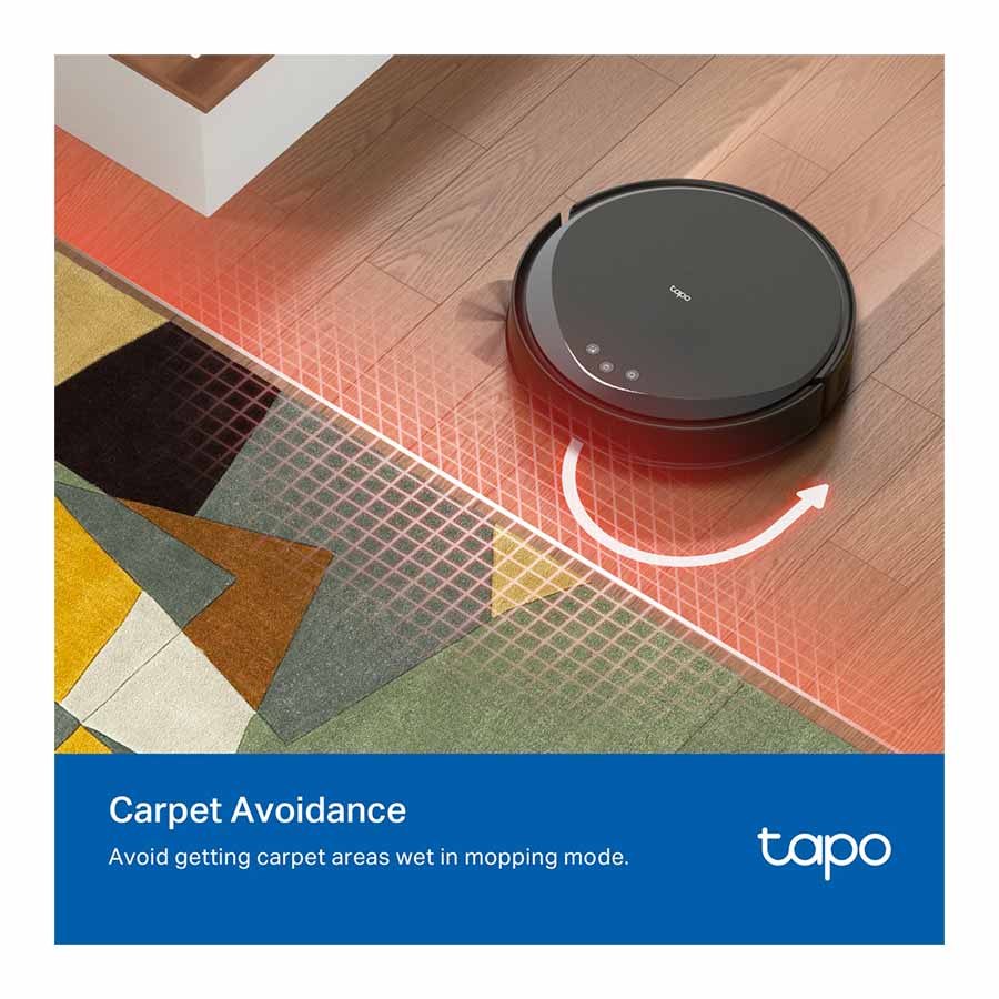 جارو رباتیک و هوشمند تی پی لینک مدل Tapo RV20 Max