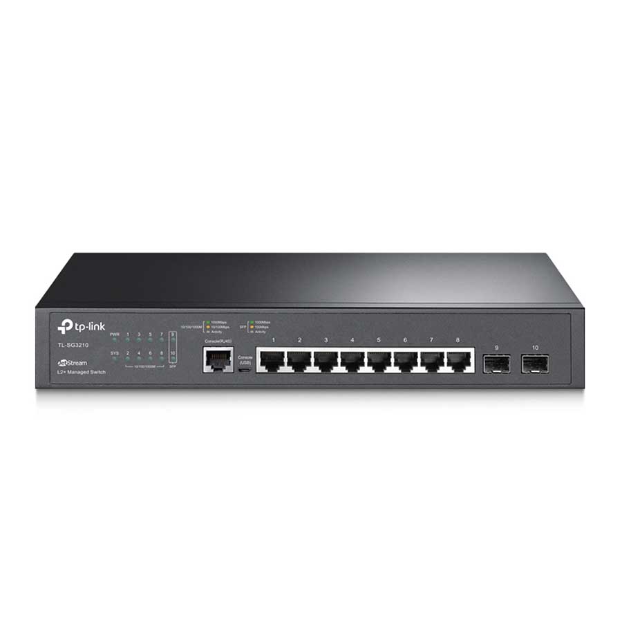 سوئیچ 8 پورت گیگابیت و مدیریتی تی پی لینک مدل TL-SG3210