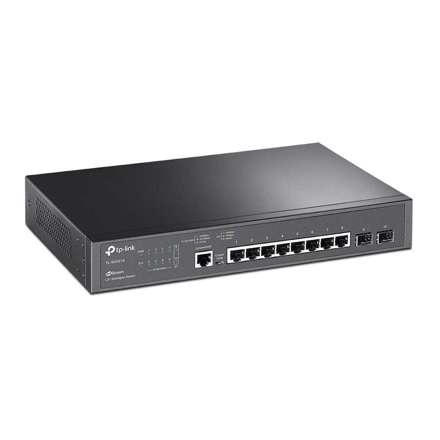 سوئیچ 8 پورت گیگابیت و مدیریتی تی پی لینک مدل TL-SG3210