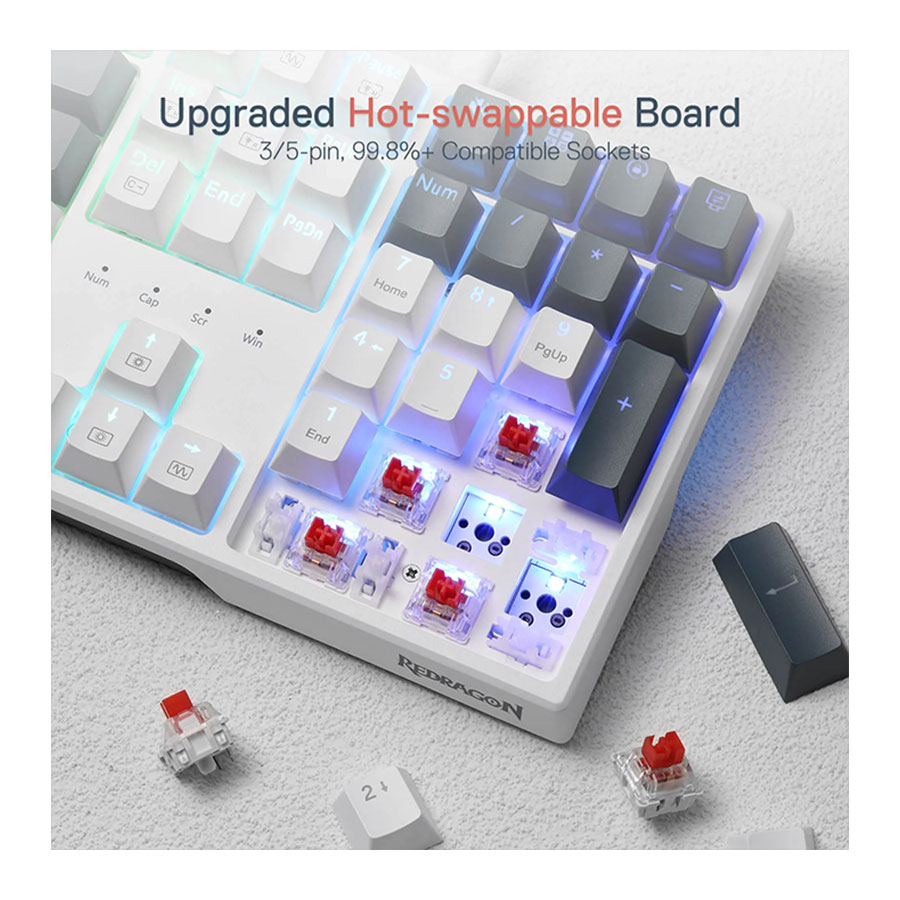 کیبورد گیمینگ باسیم ردراگون مدل Trundle K668 RGB