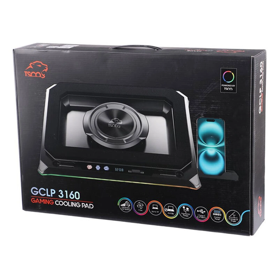 پایه خنک کننده لپ تاپ تسکو مدل GCLP 3160
