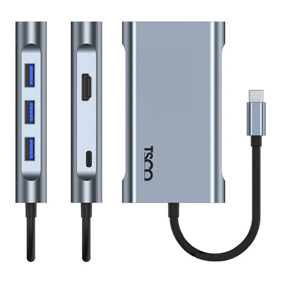 هاب USB-C هفت پورت تسکو