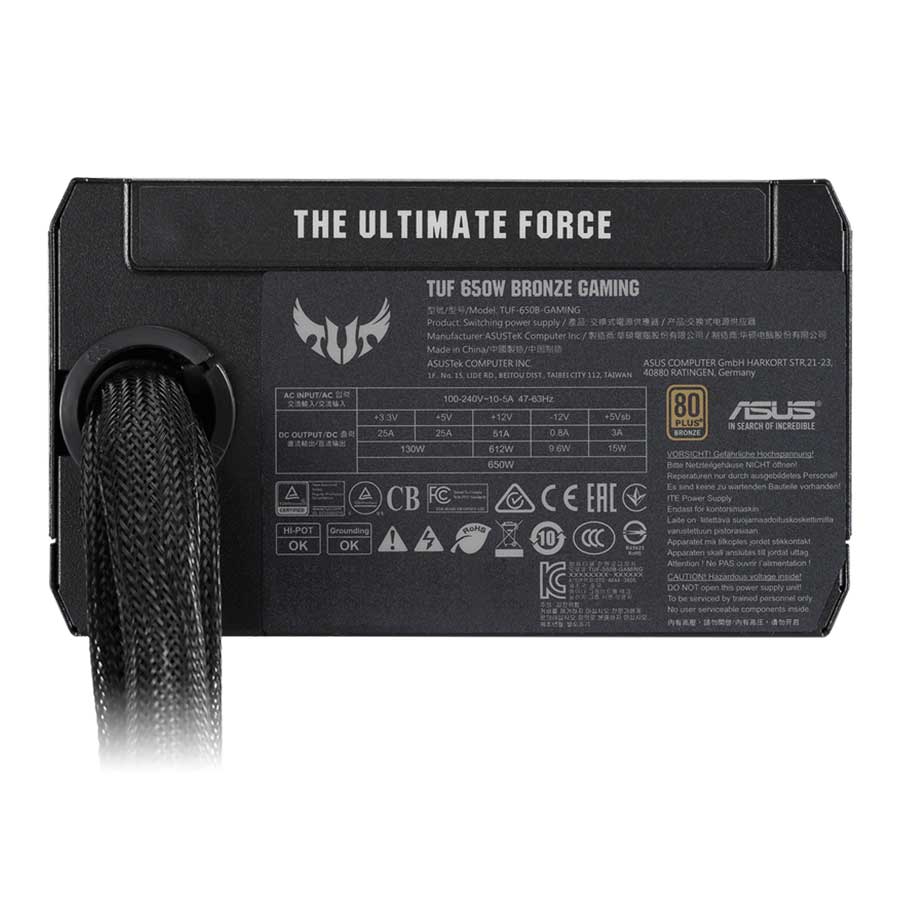 پاور کامپیوتر 650 وات ایسوس مدل TUF-GAMING-650B