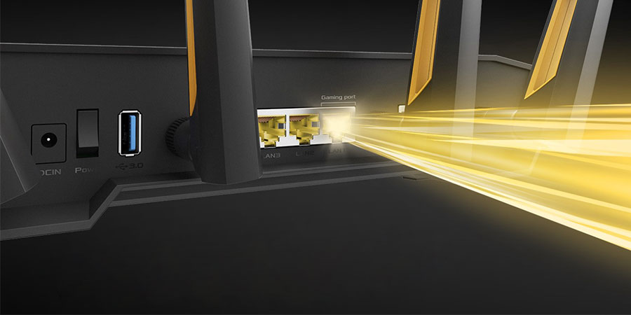 درگاه اتصال روتر بی‌سیم TUF Gaming AX3000