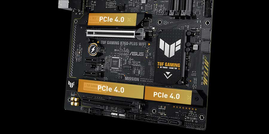 مادربرد گیمینگ و DDR5 ایسوس مدل TUF GAMING B760-PLUS WIFI DDR5