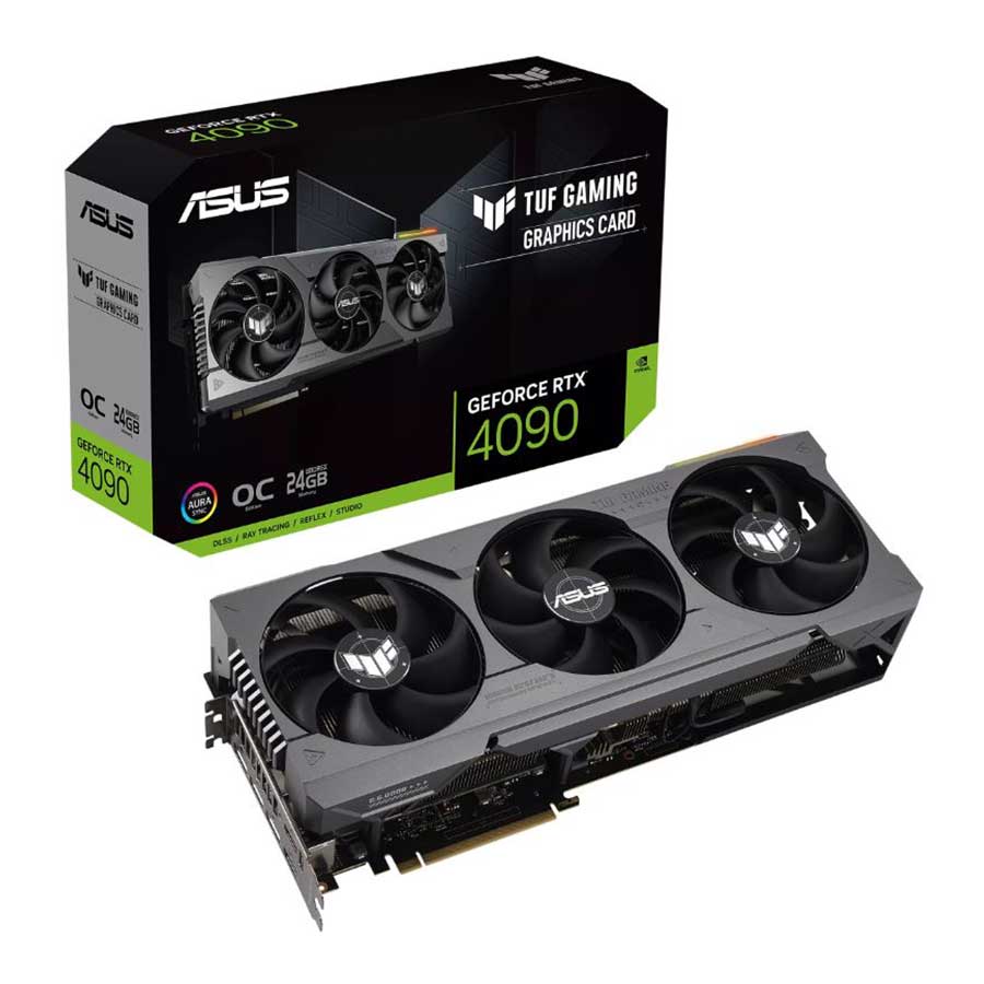 کارت گرافیک ایسوس TUF Gaming GeForce RTX4090 OC Edition 24GB GDDR6X