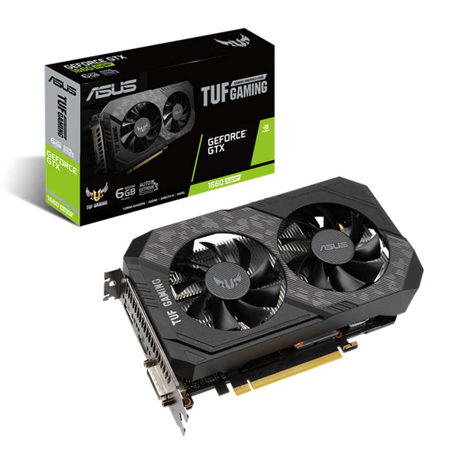 کارت گرافیک ایسوس مدل TUF-GTX1660S-6G-GAMING