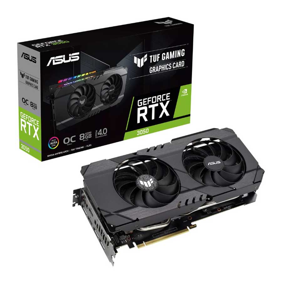 کارت گرافیک ایسوس مدل TUF-RTX3050-O8G-GAMING