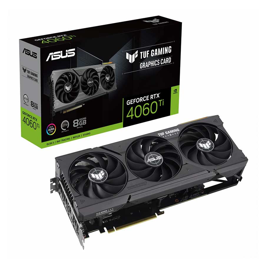 کارت گرافیک ایسوس مدل TUF-RTX4060TI-8G-GAMING