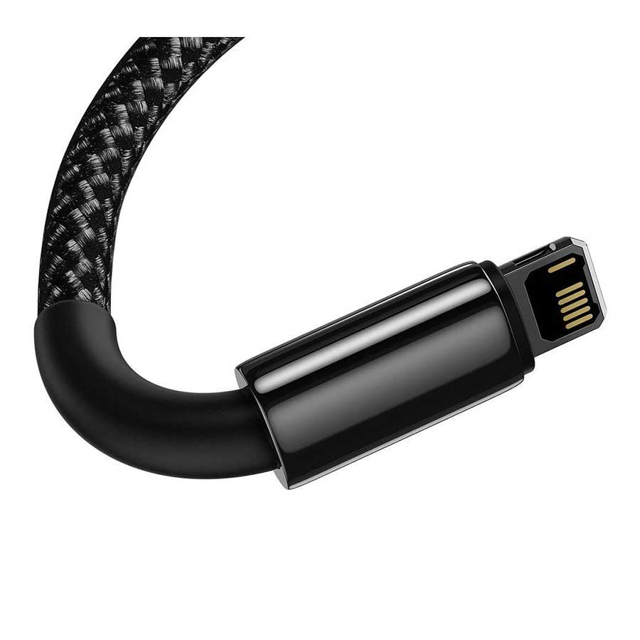 کابل تبدیل 1 متری USB به لایتنینگ باسئوس Tungsten Gold CALWJ-01