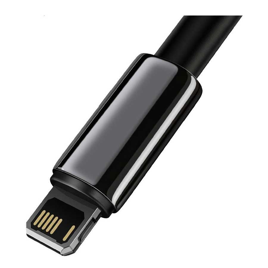 کابل تبدیل 1 متری USB به لایتنینگ باسئوس Tungsten Gold CALWJ-01