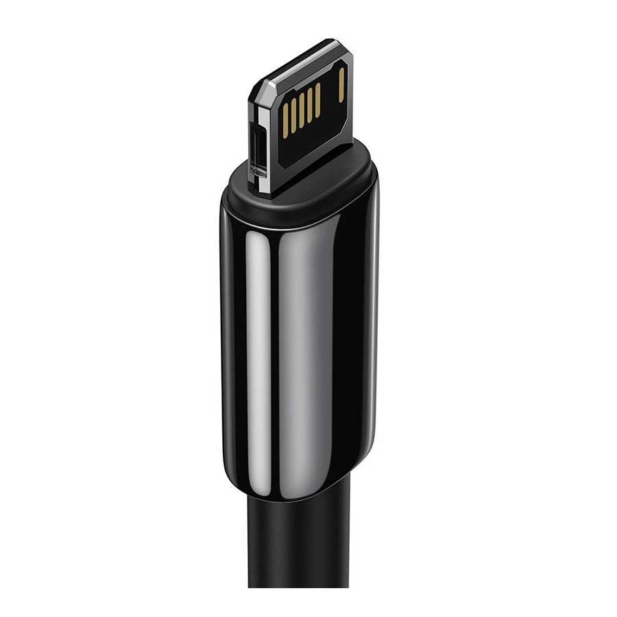 کابل تبدیل 2 متری USB به لایتنینگ باسئوس Tungsten Gold CALWJ-A01