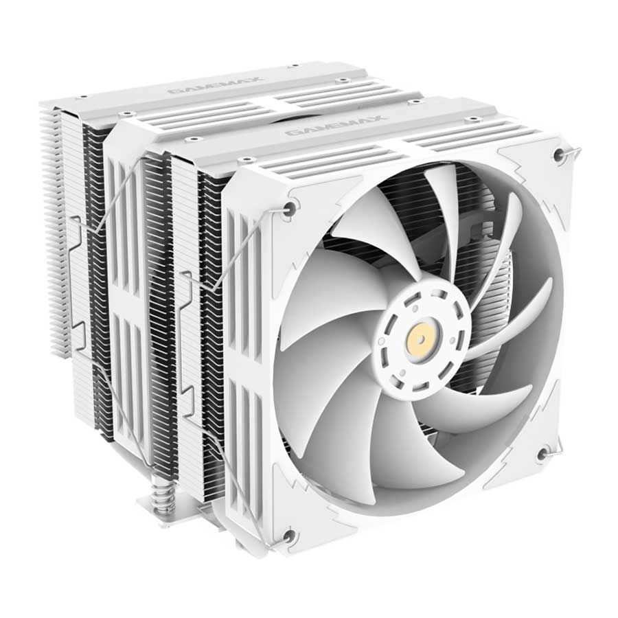 خنک کننده پردازنده گیم مکس مدل Twin 600 White