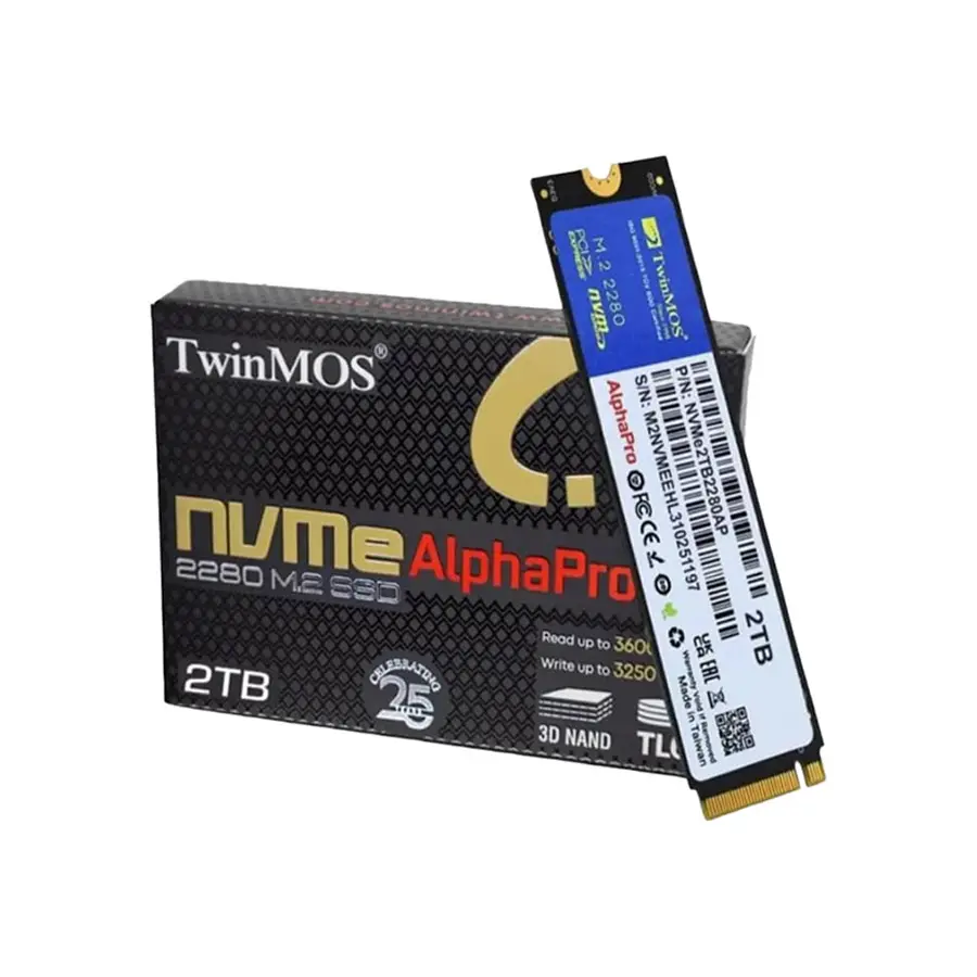 حافظه SSD اینترنال 2 ترابایت TWINMOS مدل ALPHAPRO