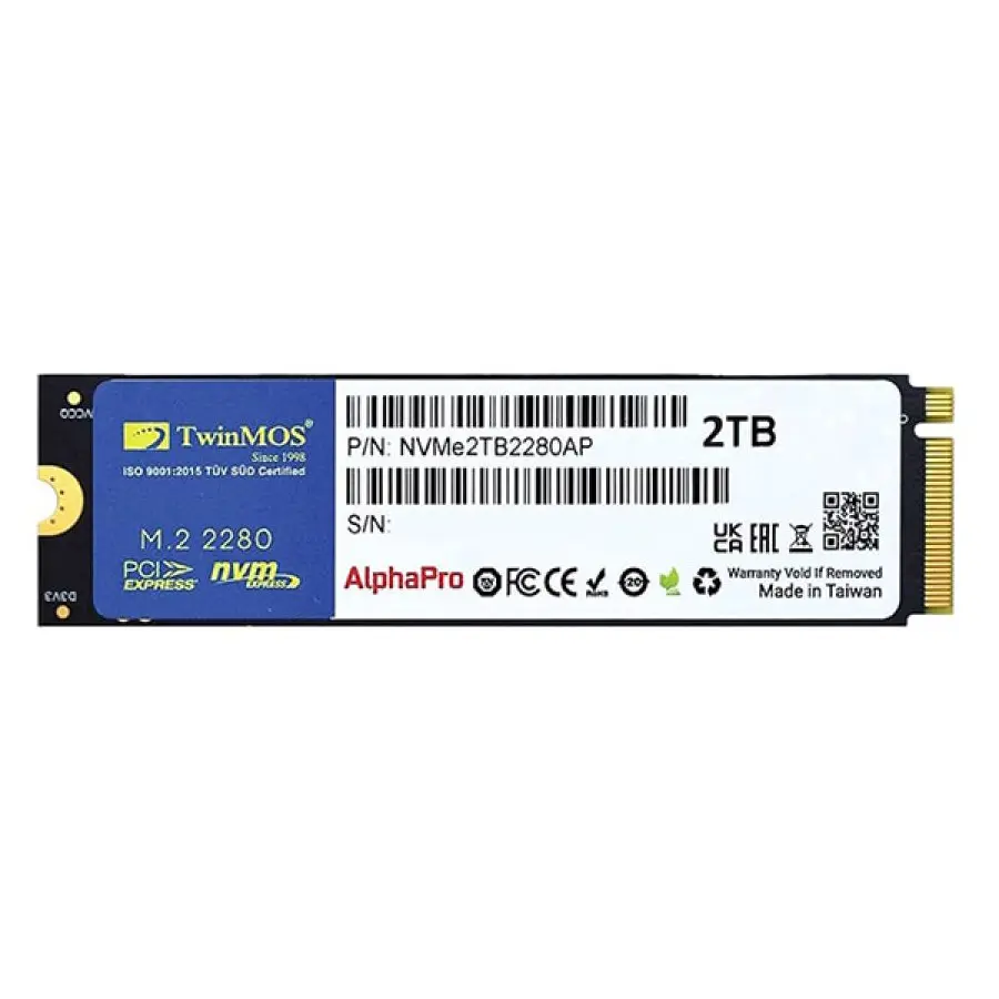 حافظه SSD اینترنال 2 ترابایت TWINMOS مدل ALPHAPRO