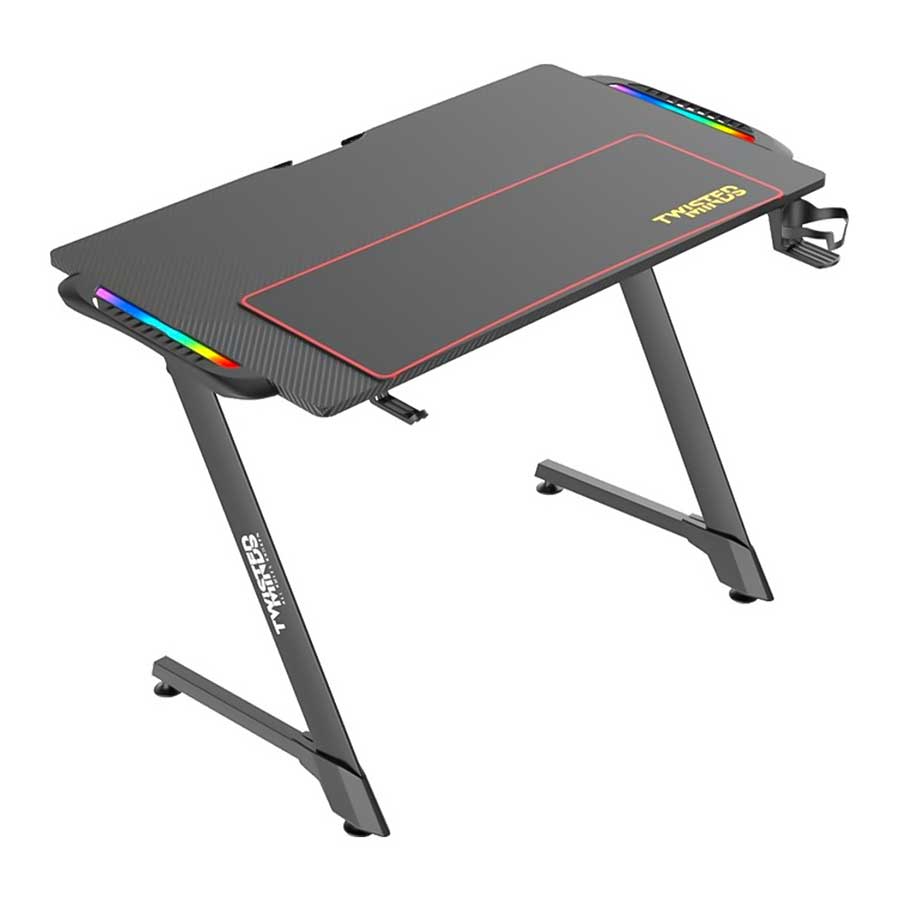 میز کامپیوتر گیمینگ تویستد مایندز مدل Z Shaped RGB