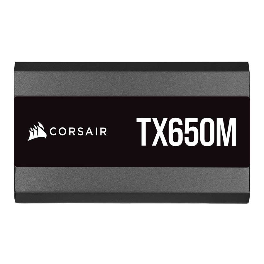 پاور کامپیوتر 650 وات نیمه ماژولار کورسیر مدل TX650M Gold