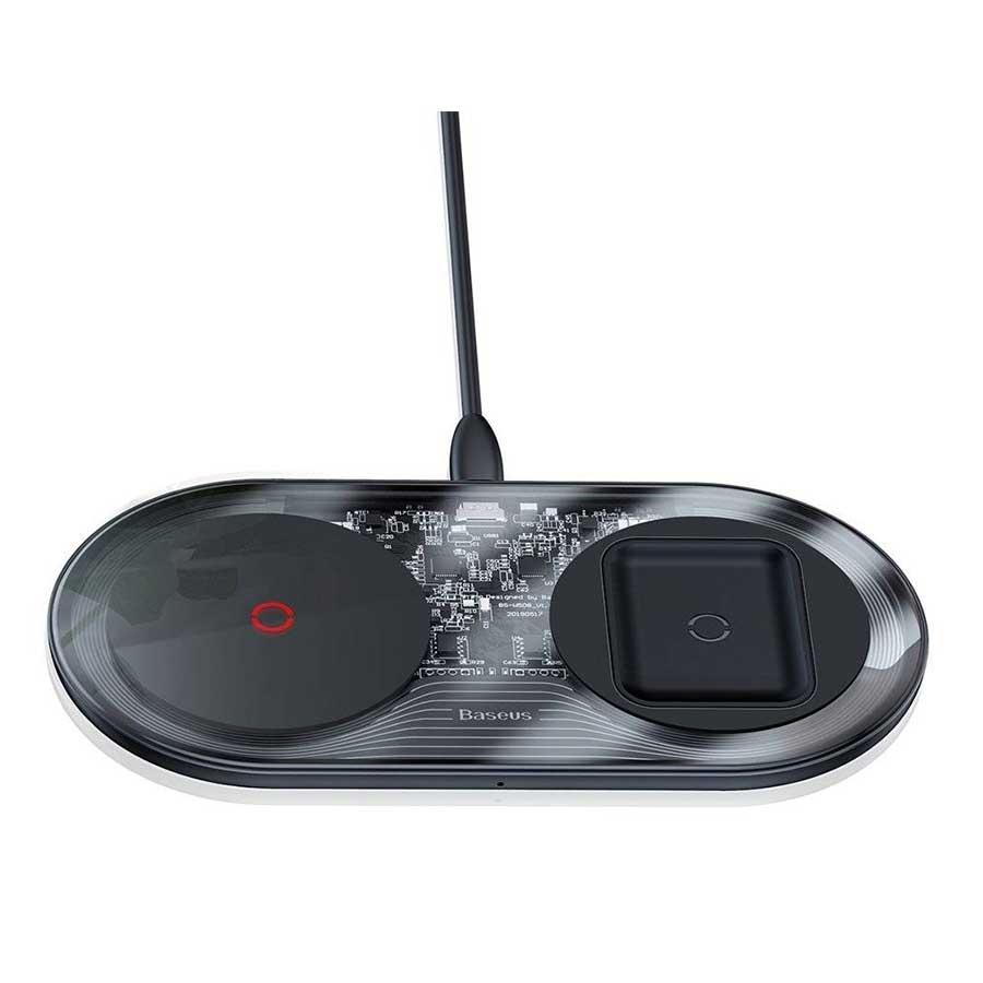 شارژر بیسیم باسئوس مدل TZWXJK-B01 24W