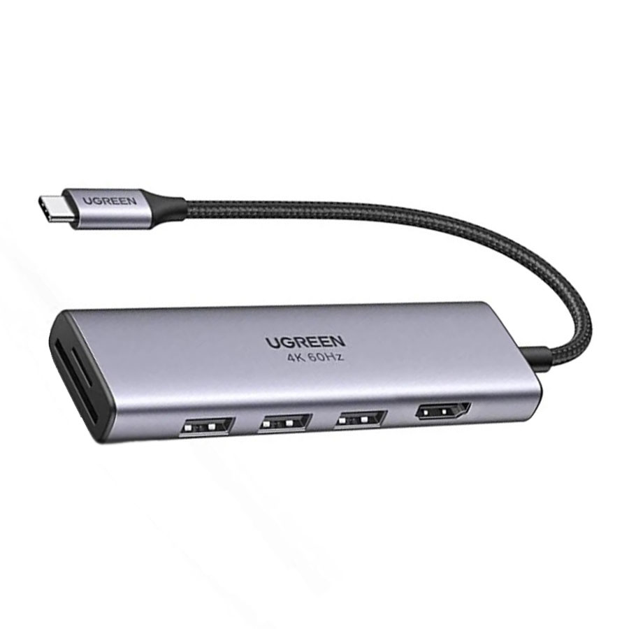 هاب USB-C شش پورت یوگرین مدل CM511