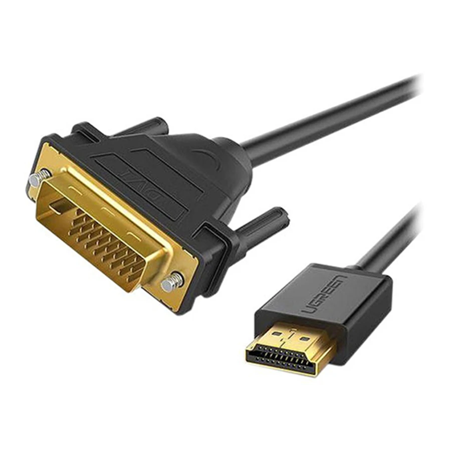 کابل 5 متری تبدیل HDMI به 1+24 DVI-D یوگرین