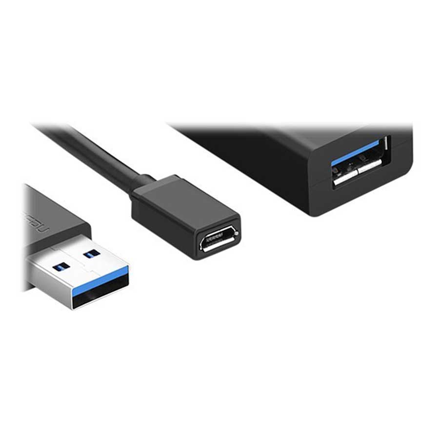 کابل افزایش طول 5 متری USB 3.0 یوگرین مدل US175 دارای تقویت کننده MicroUSB