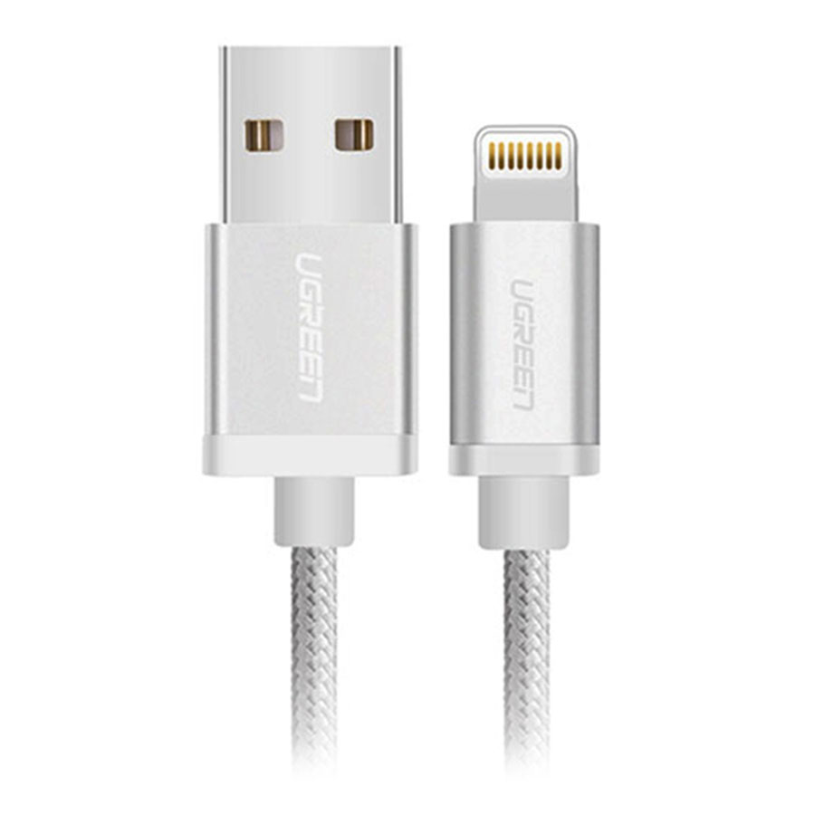 کابل 2 متری تبدیل USB به لایتنینگ یوگرین مدل US199