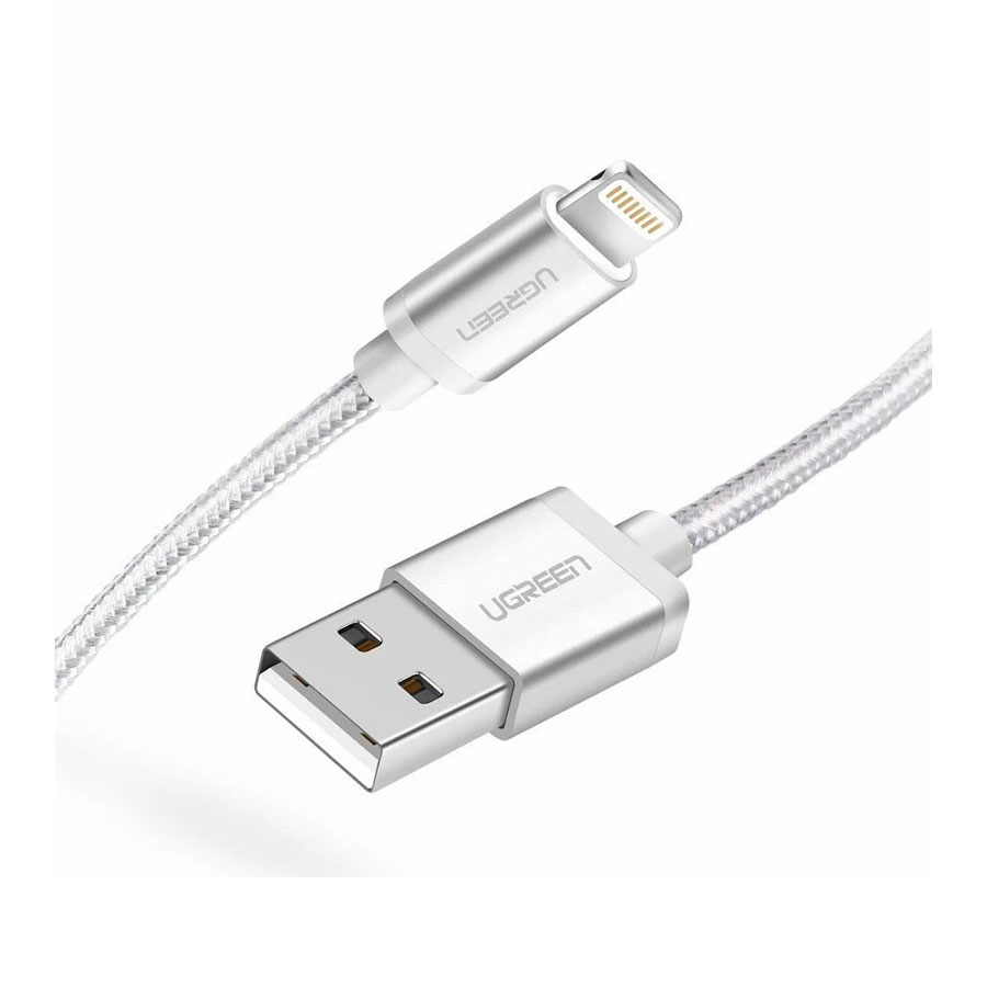 کابل 2 متری تبدیل USB به لایتنینگ یوگرین مدل US199