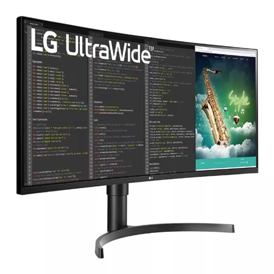 مانیتور خمیده 35 اینچ ال جی مدل UltraWide 35WN75CN-B