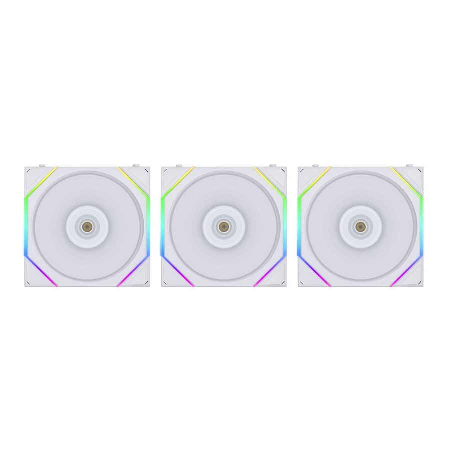 فن خنک کننده کیس لیان لی مدل UNI FAN TL 120 Reverse Blade 3-in-1 White
