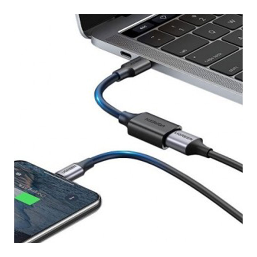 کابل تبدیل OTG تایپ سی به USB یوگرین مدل US154