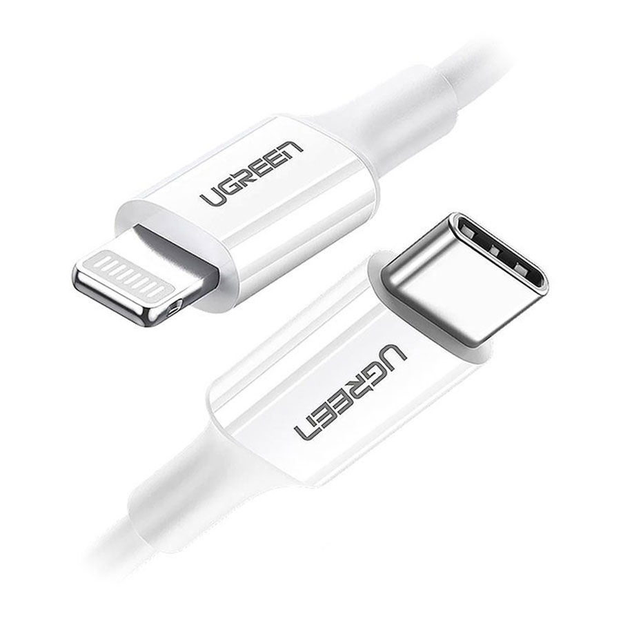 کابل 1 متری تبدیل USB-C به لایتنینگ یوگرین مدل US171