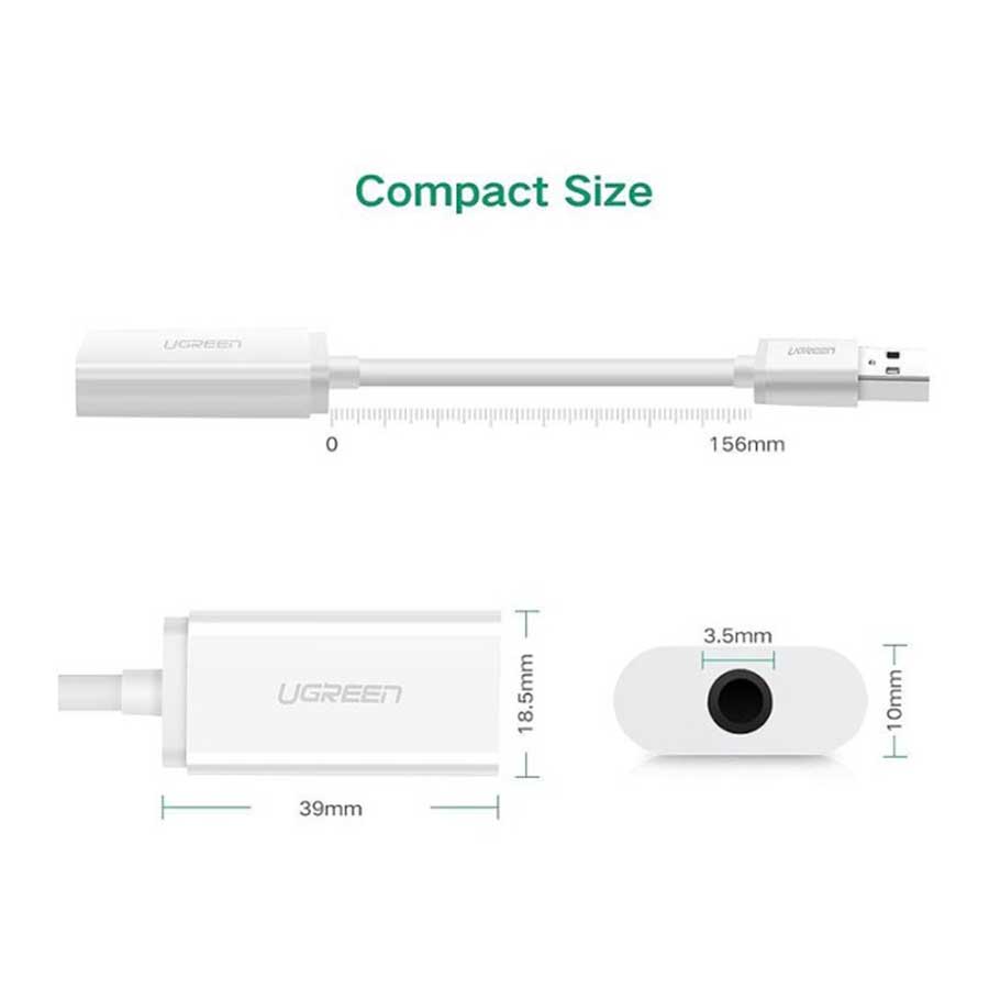 کارت صدا USB 2.0 یوگرین مدل US206