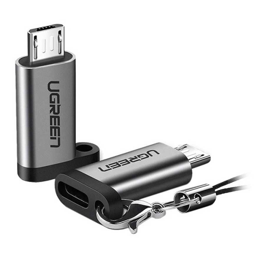 تبدیل OTG میکرو یو‌اس‌بی به USB-C یوگرین مدل US282