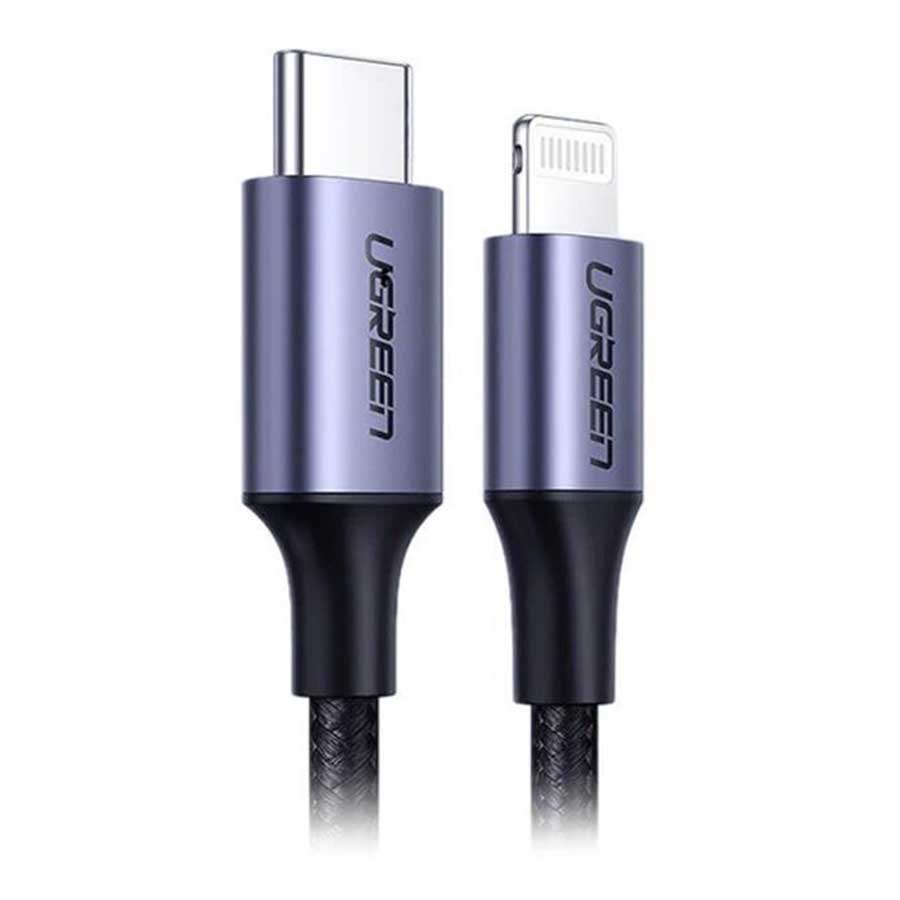 کابل 1 متری تبدیل USB-C به لایتنینگ یوگرین مدل US304