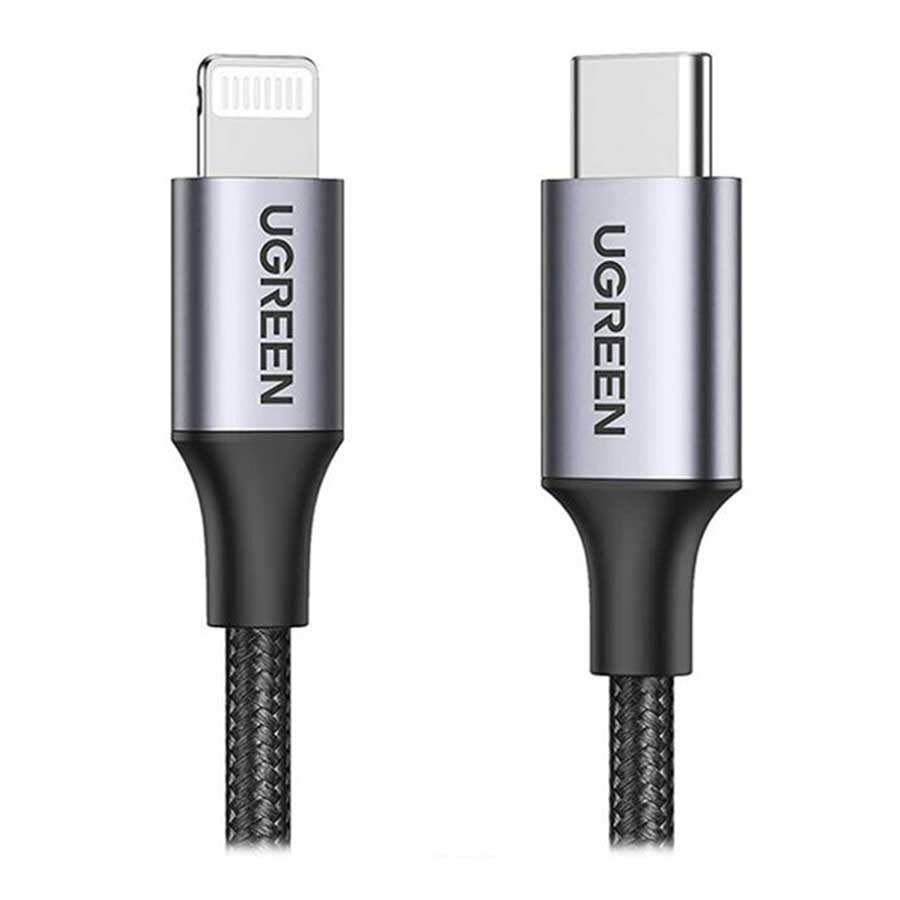 کابل 1 متری تبدیل USB-C به لایتنینگ یوگرین مدل US304