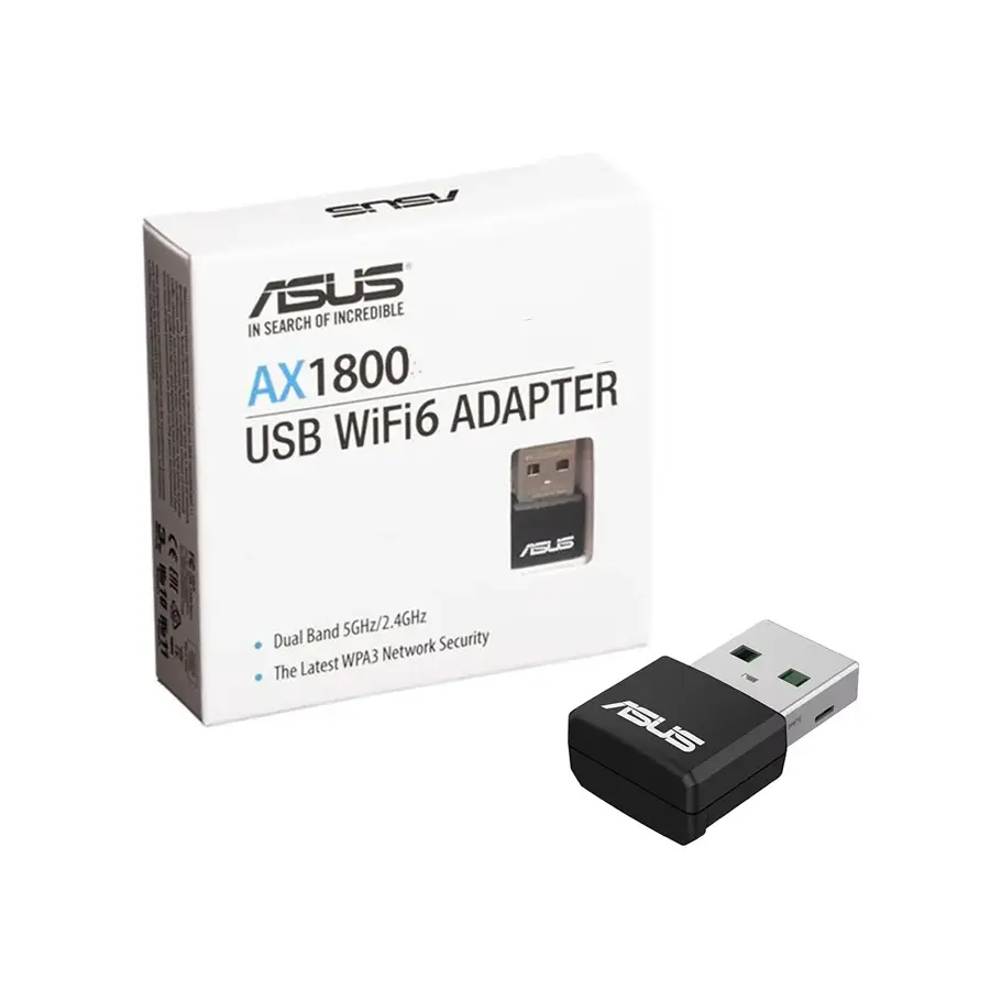کارت شبکه ایسوس مدل USB-AX55 Nano WiFi 6