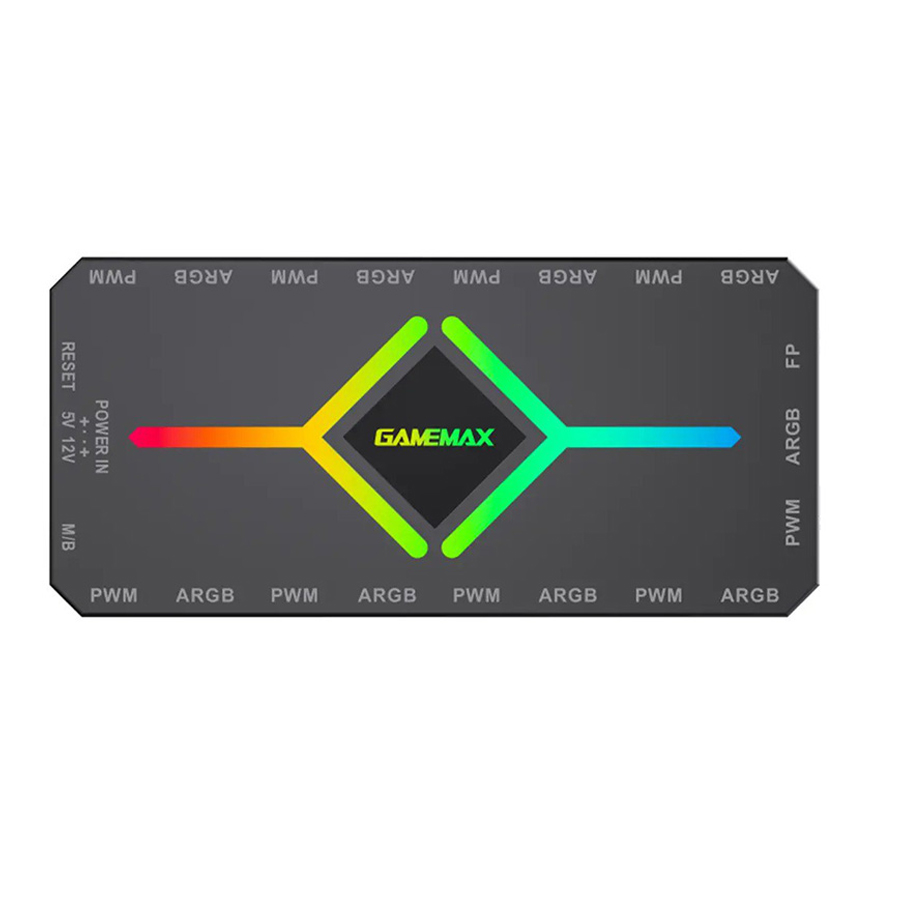 هاب نورپردازی گیم مکس V4.0 ARGB HUB PWM BK