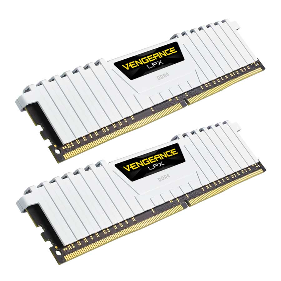 رم کورسیر مدل VENGEANCE LPX White DUAL DDR4