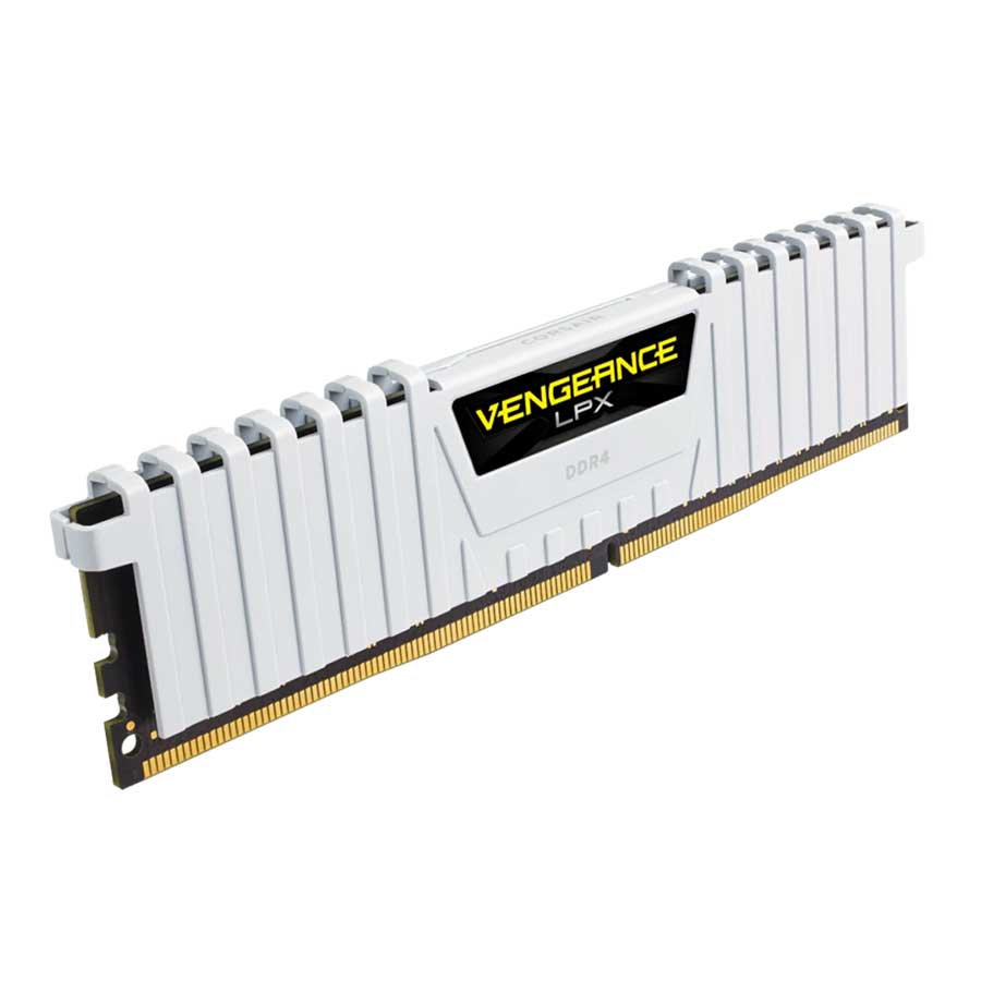 رم کورسیر مدل VENGEANCE LPX White DUAL DDR4