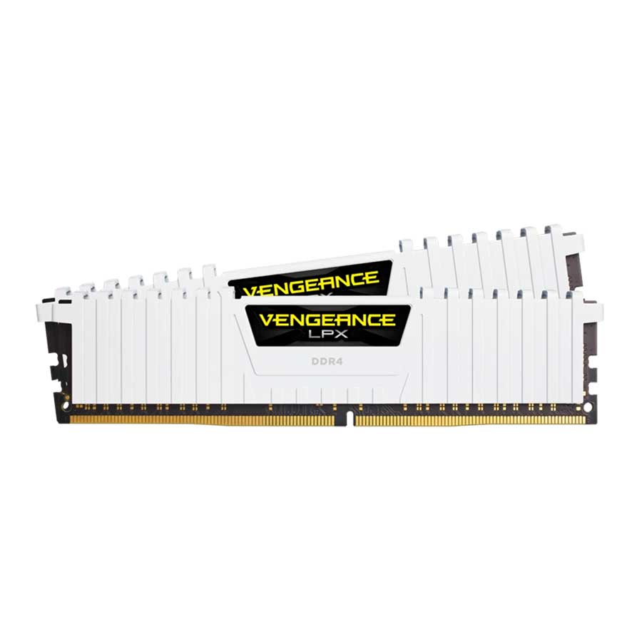 رم کورسیر مدل VENGEANCE LPX White DUAL DDR4