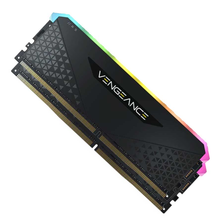 رم کورسیر VENGEANCE RGB RS Black 16GB DUAL 3600MHz CL18