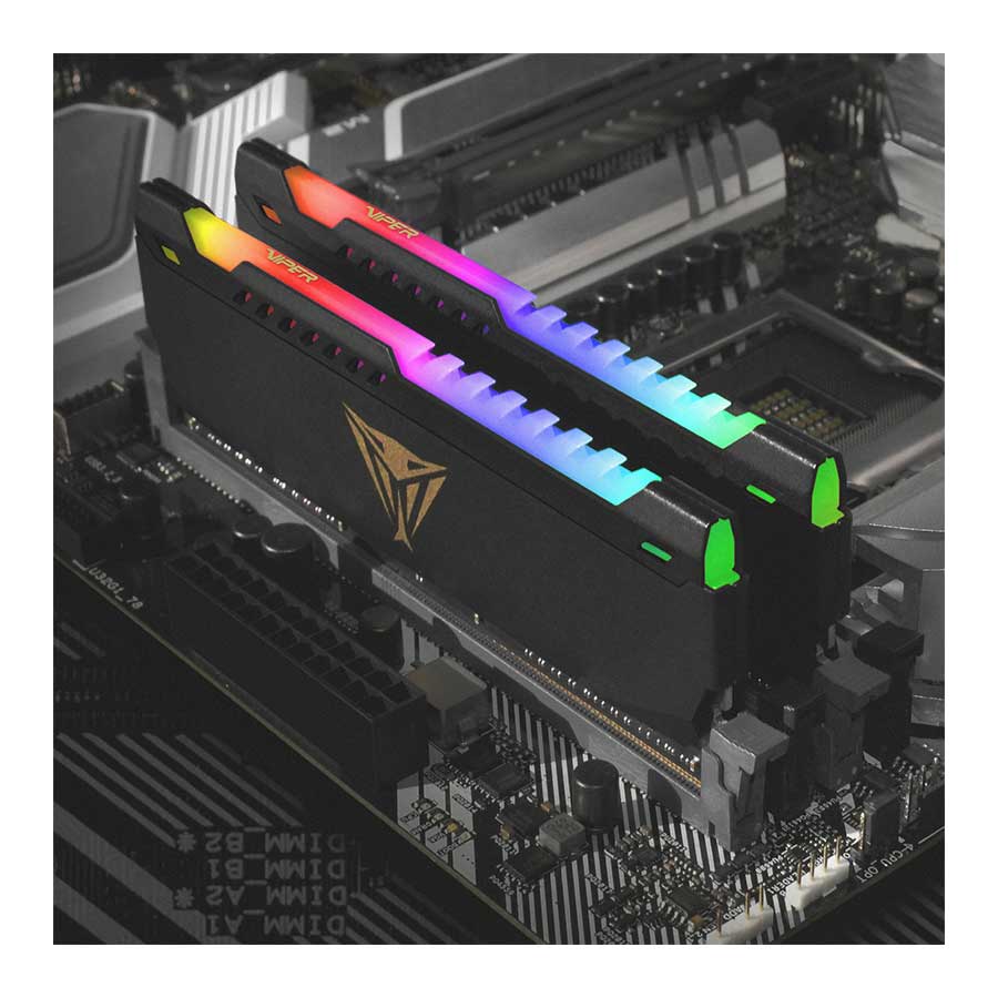 رم پاتریوت مدل Viper Steel RGB DDR4 Dual