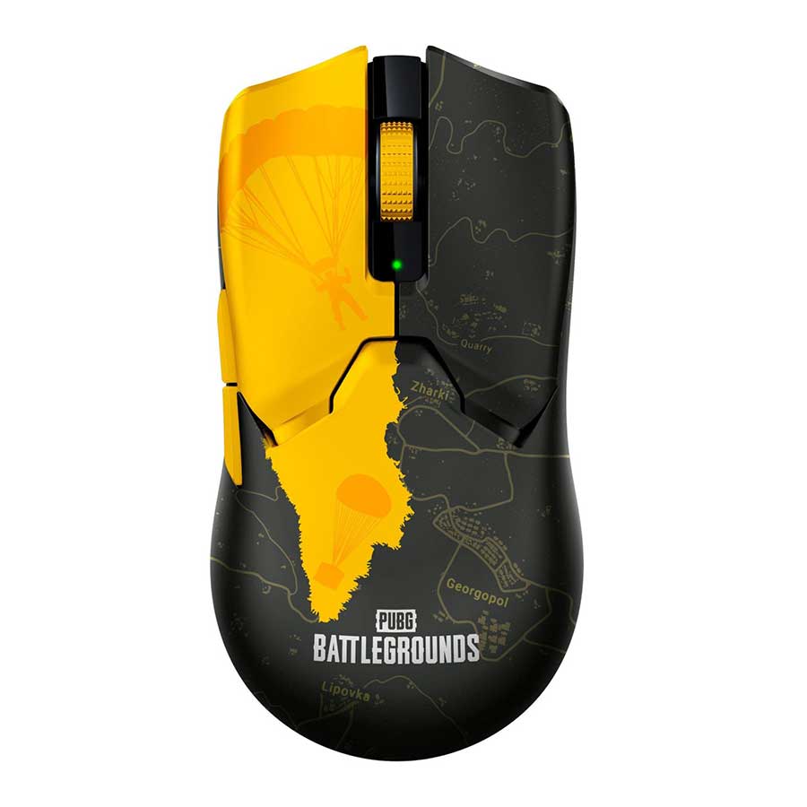 ماوس گیمینگ بی‌سیم ریزر مدل Viper V2 Pro PUBG Battlegrounds Edition