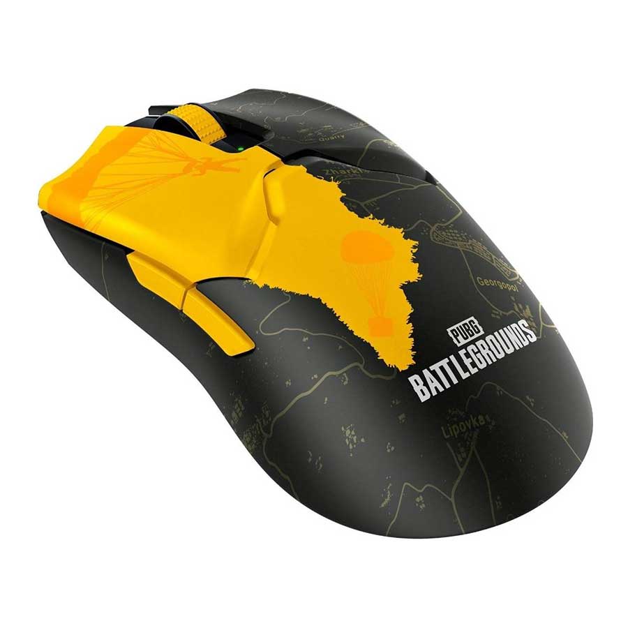 ماوس گیمینگ بی‌سیم ریزر مدل Viper V2 Pro PUBG Battlegrounds Edition