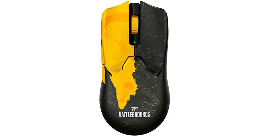 ماوس گیمینگ بی‌سیم ریزر مدل Viper V2 Pro PUBG Battlegrounds Edition