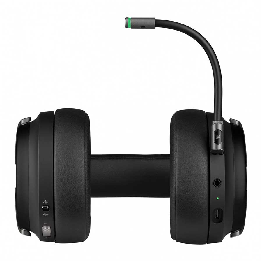 هدست گیمینگ بی‌سیم کورسیر مدل VIRTUOSO RGB Wireless Carbon